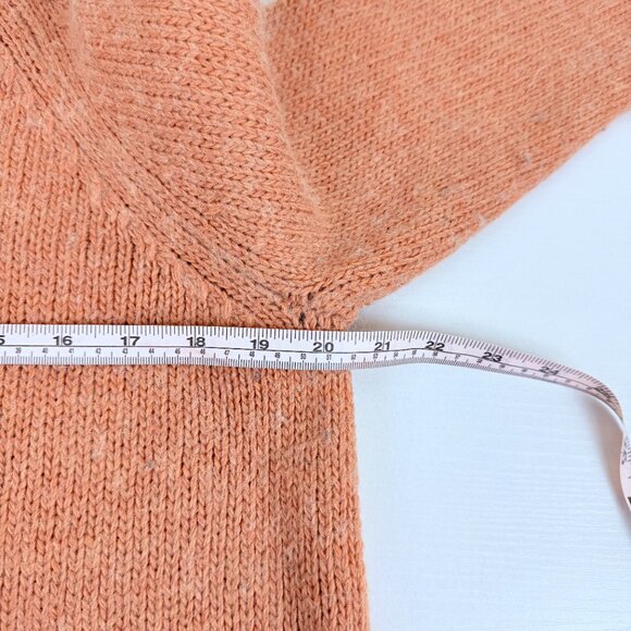 Garnet Hill Wool & Alpaca Blend Chunky Knit Mock Neck Sweater - Size L - Picture 6 of 9